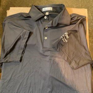 Dark Grey Peter Millar Golf Polo